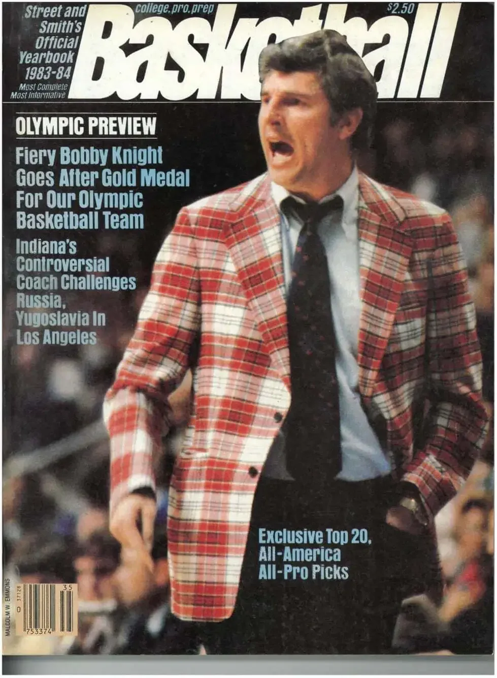 1983-1984 Street And Smiths Basketball Yearbook